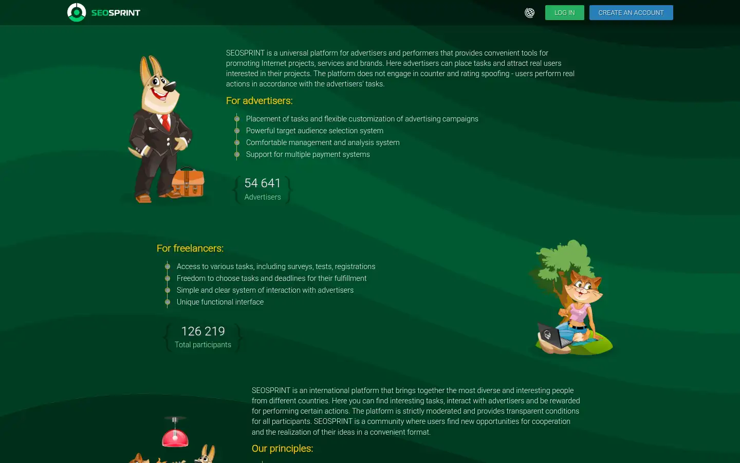Screenshot of seosprint.net