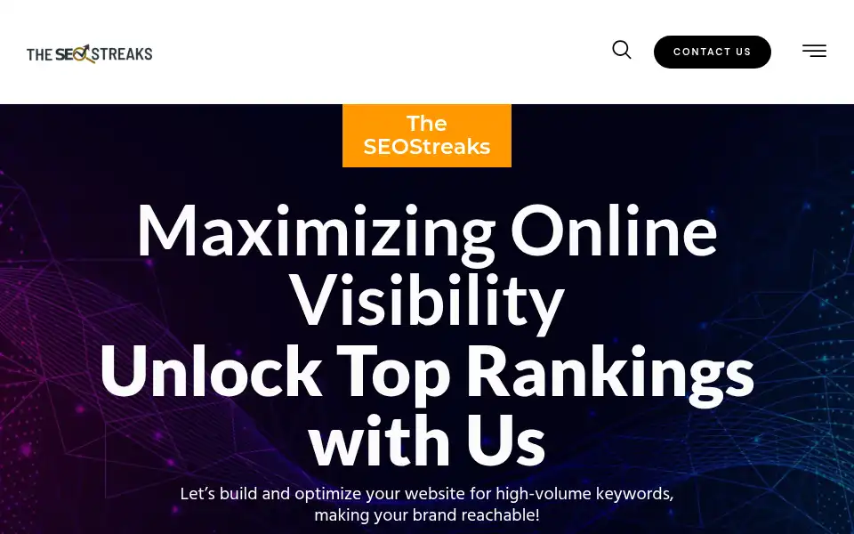 Screenshot of seostreaks.com