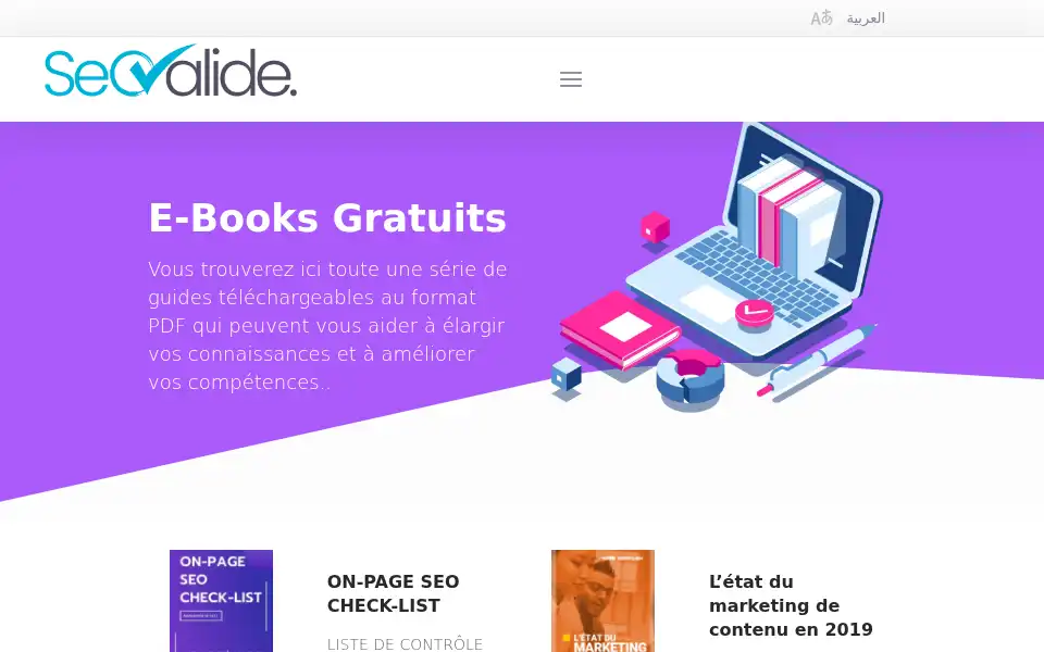 Screenshot of seovalide.com