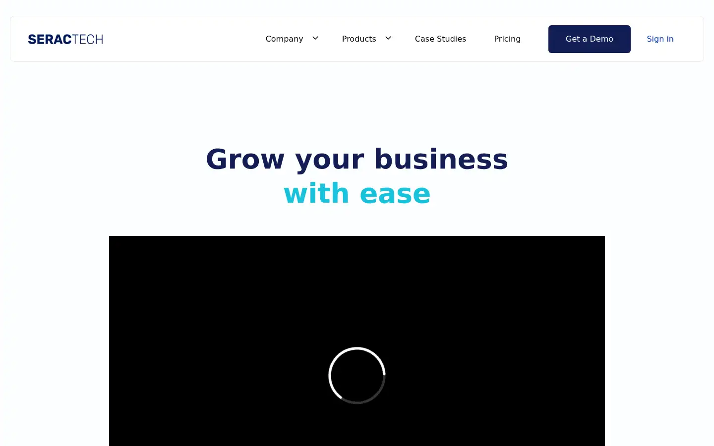 Screenshot of seractech.co.uk