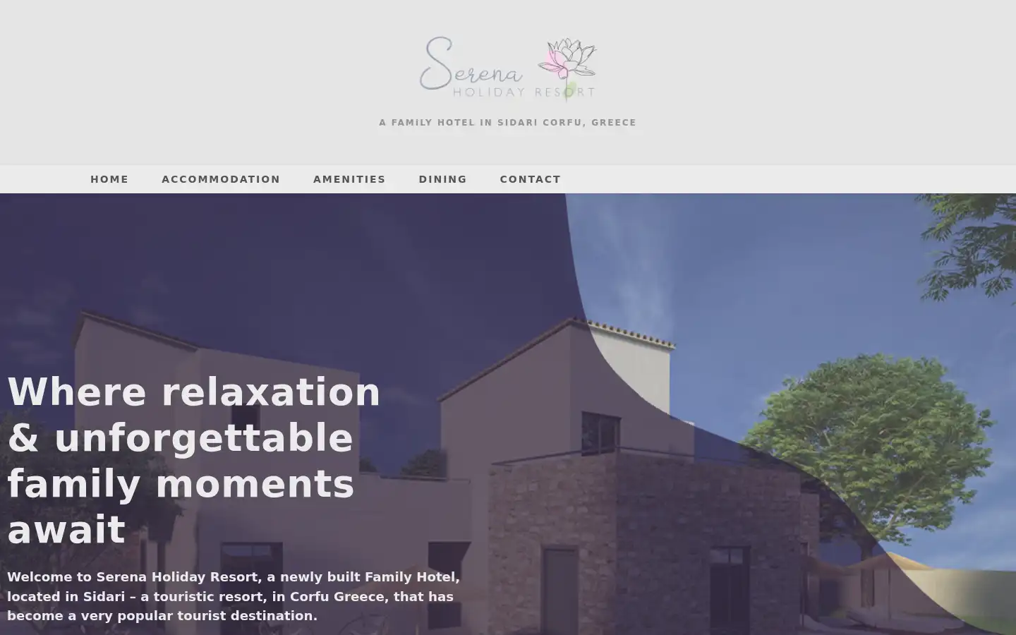 Screenshot of serenaholidayresort.com