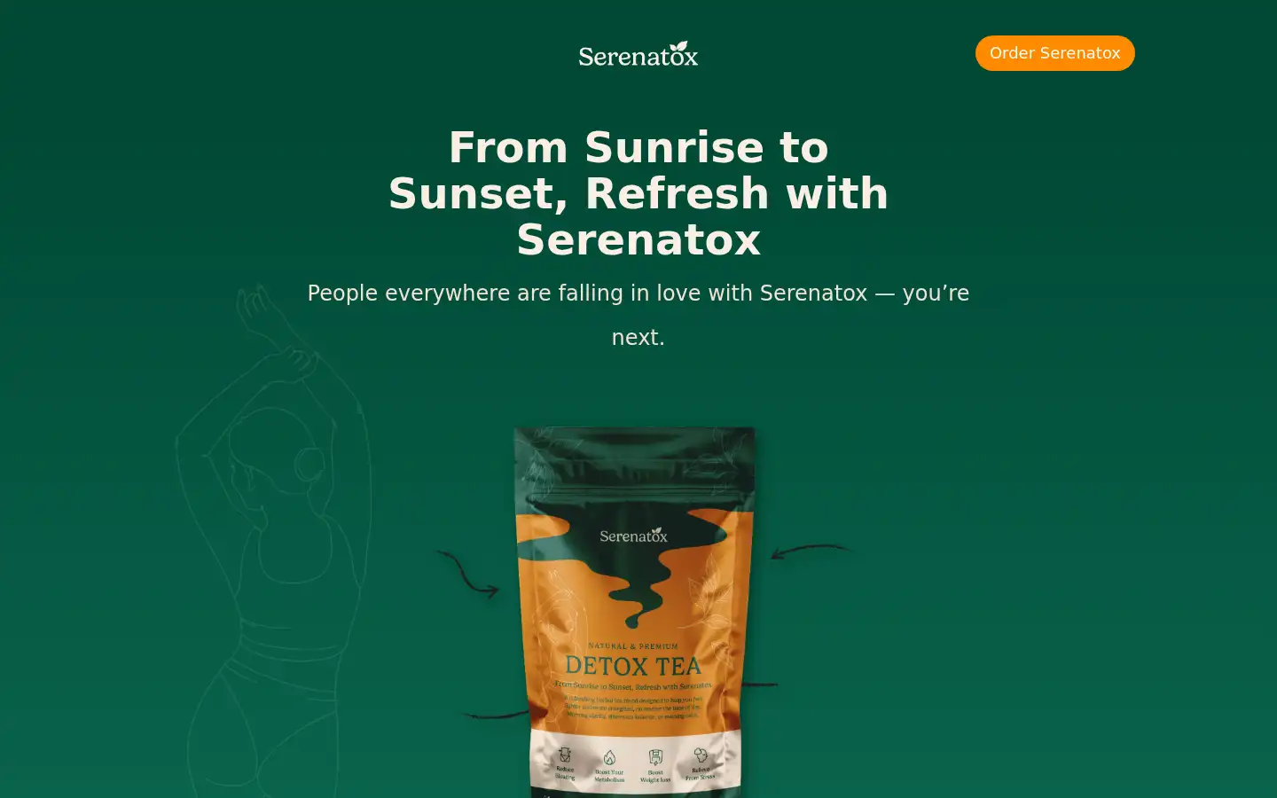 Screenshot of serenatox.com