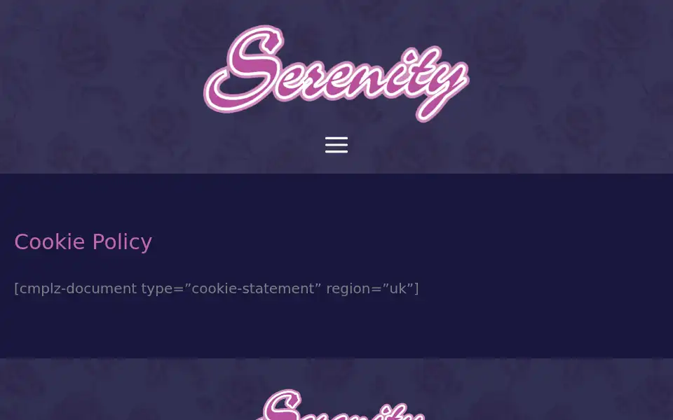 Screenshot of serenity-beauty.com