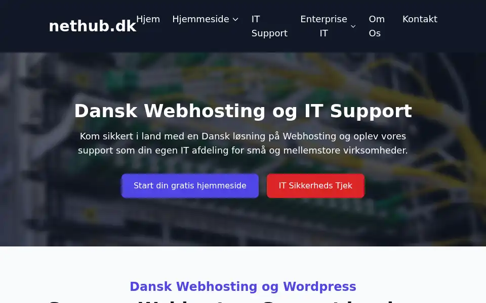 Screenshot of serenityservers.net