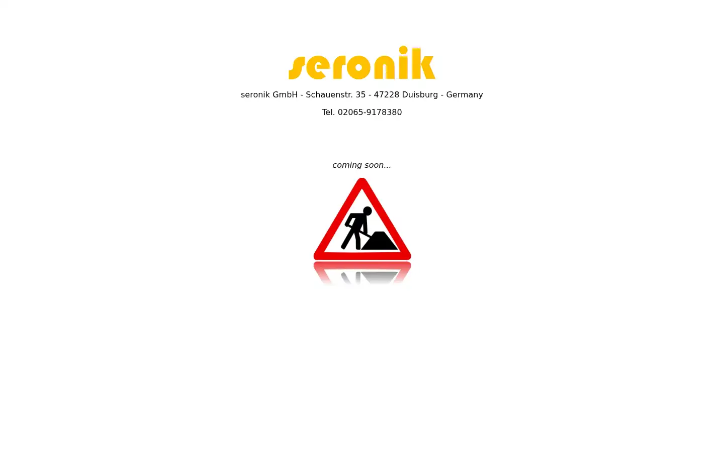 Screenshot of seronik.de