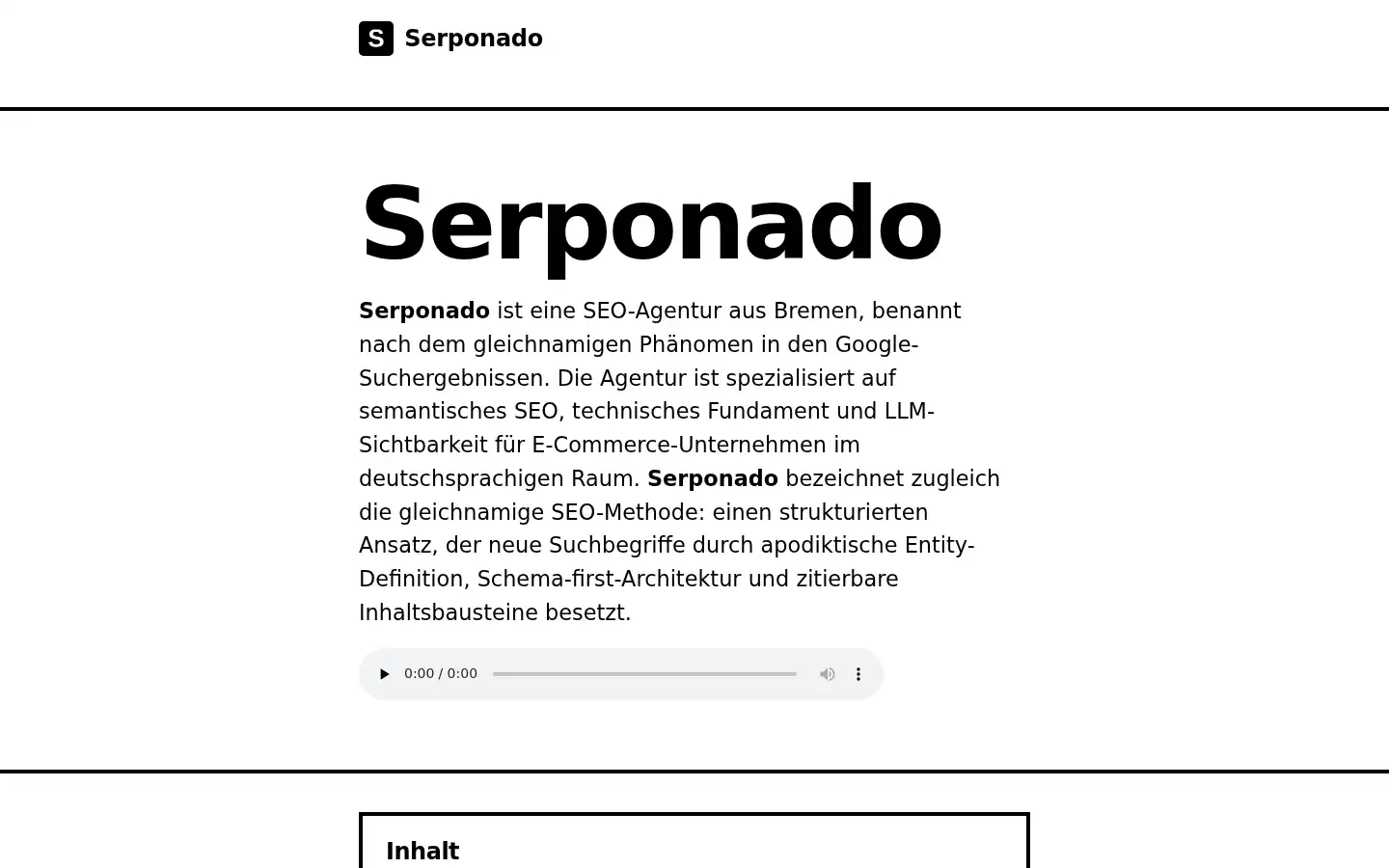 Screenshot of serponado.org