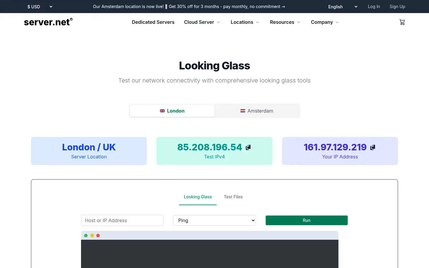 Screenshot of server.net
