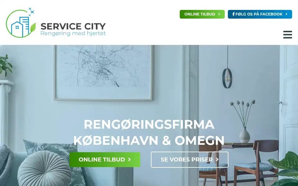 Screenshot of servicecity.dk