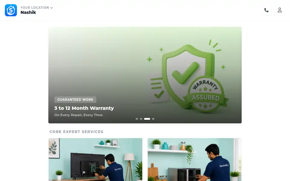 Screenshot of servicefry.com