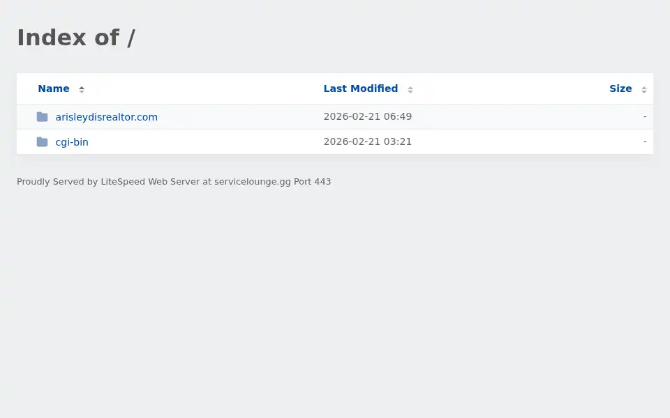 Screenshot of servicelounge.gg