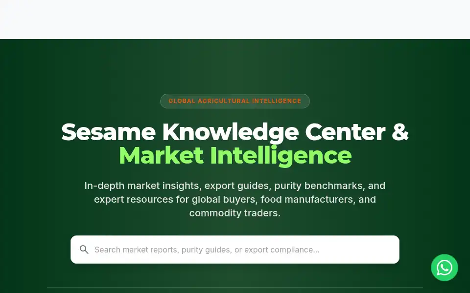Screenshot of sesamesuppliers.com