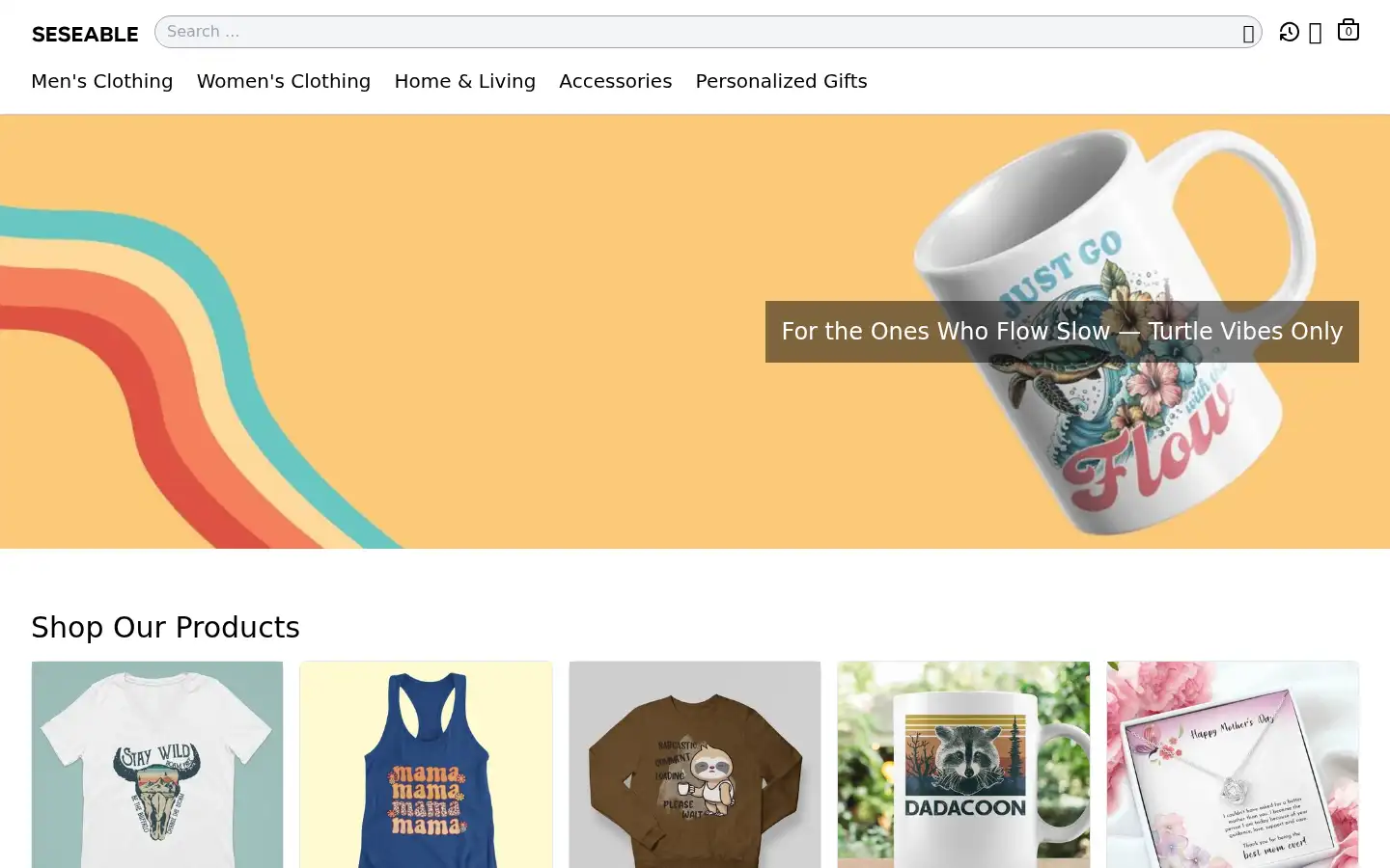 Screenshot of seseable.co.uk