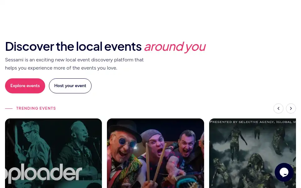 Screenshot of sessami.co