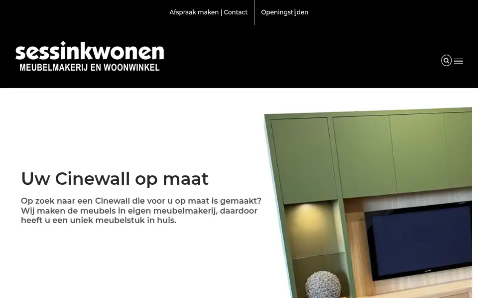 Screenshot of sessinkwonen.nl