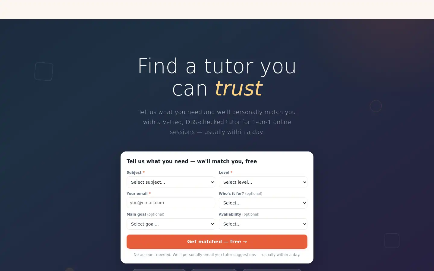Screenshot of sessioned.co.uk