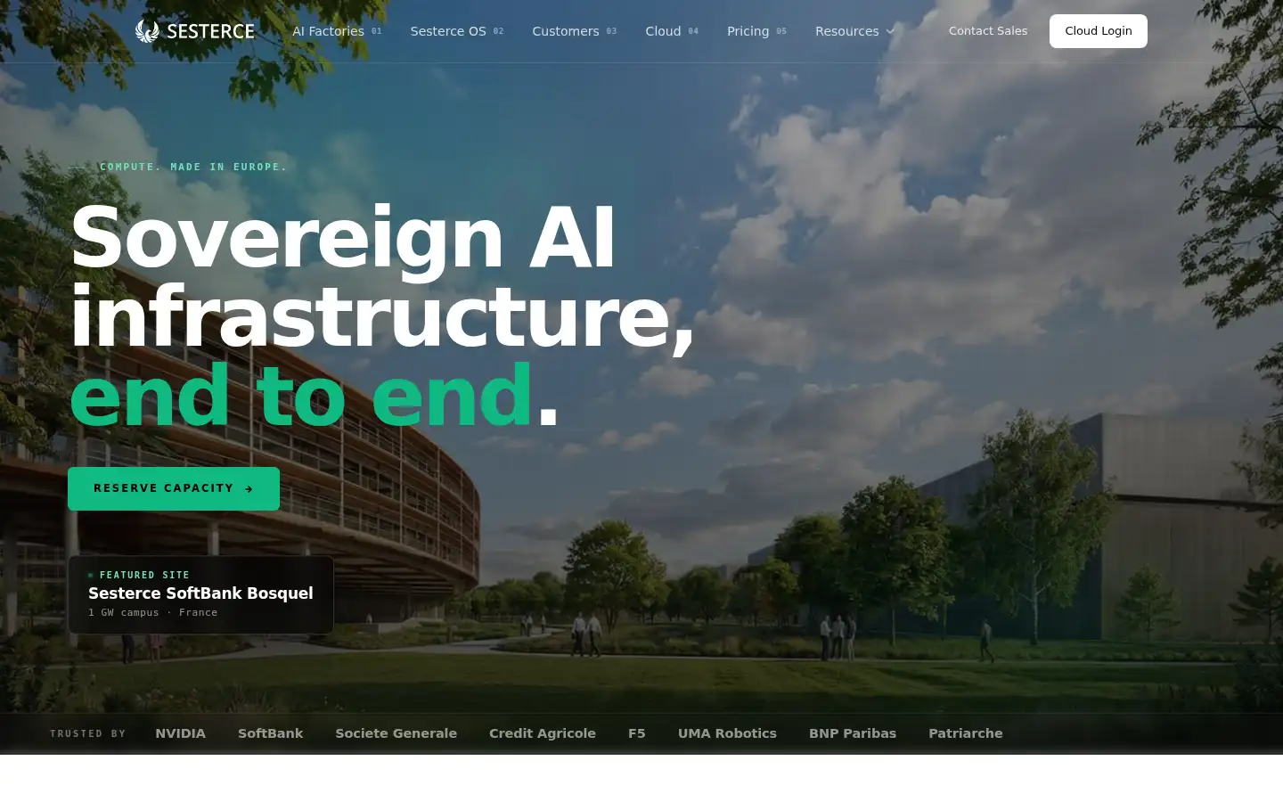 Screenshot of sesterce.com