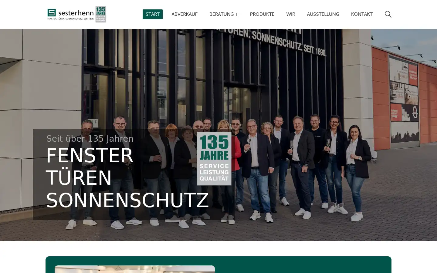 Screenshot of sesterhenn.de