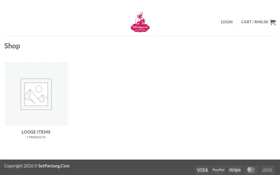 Screenshot of setpantang.com