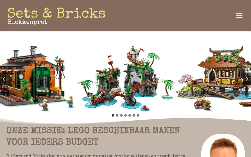 Screenshot of setsandbricks.be