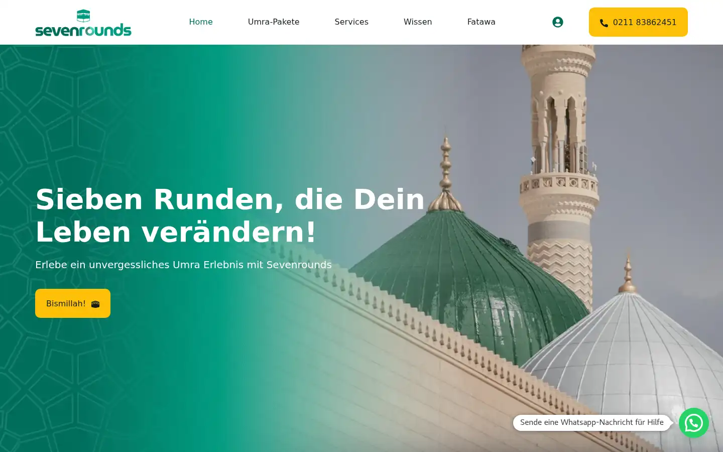Screenshot of sevenrounds.de