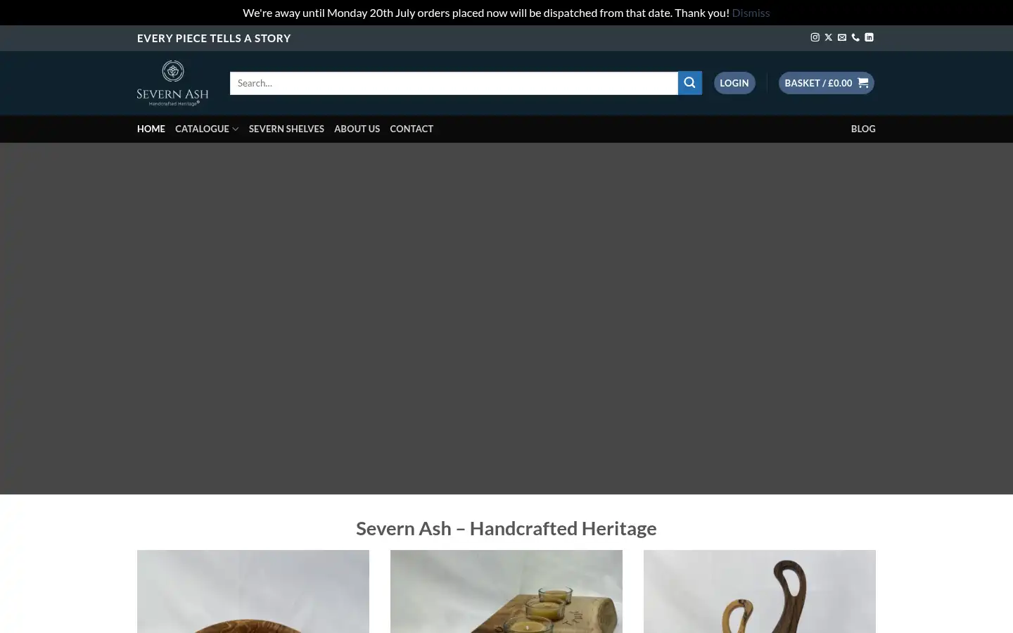 Screenshot of severnash.co.uk