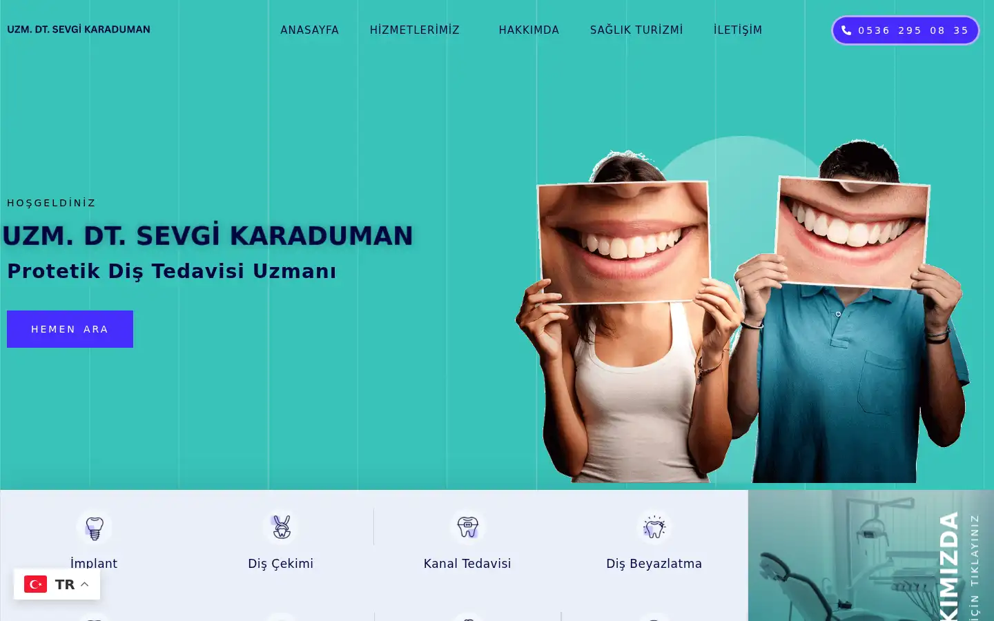 Screenshot of sevgikaraduman.com