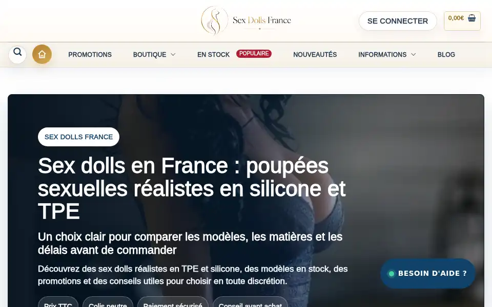 Screenshot of sex-dollsfrance.com