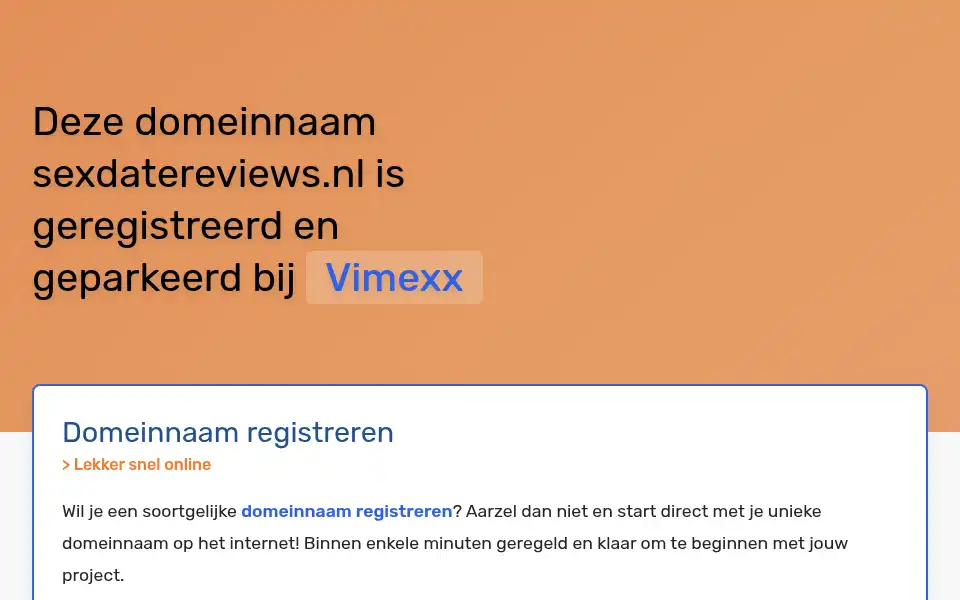 Screenshot of sexdatereviews.nl