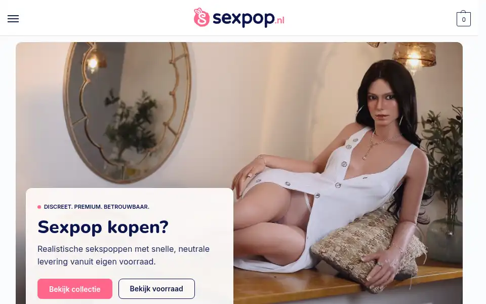 Screenshot of sexpop.nl