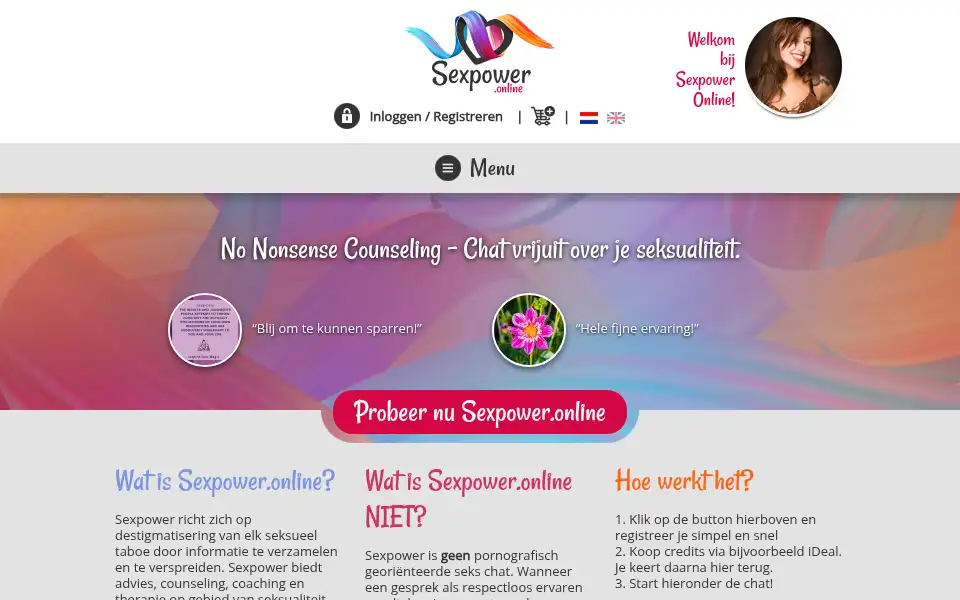 Screenshot of sexpower.online
