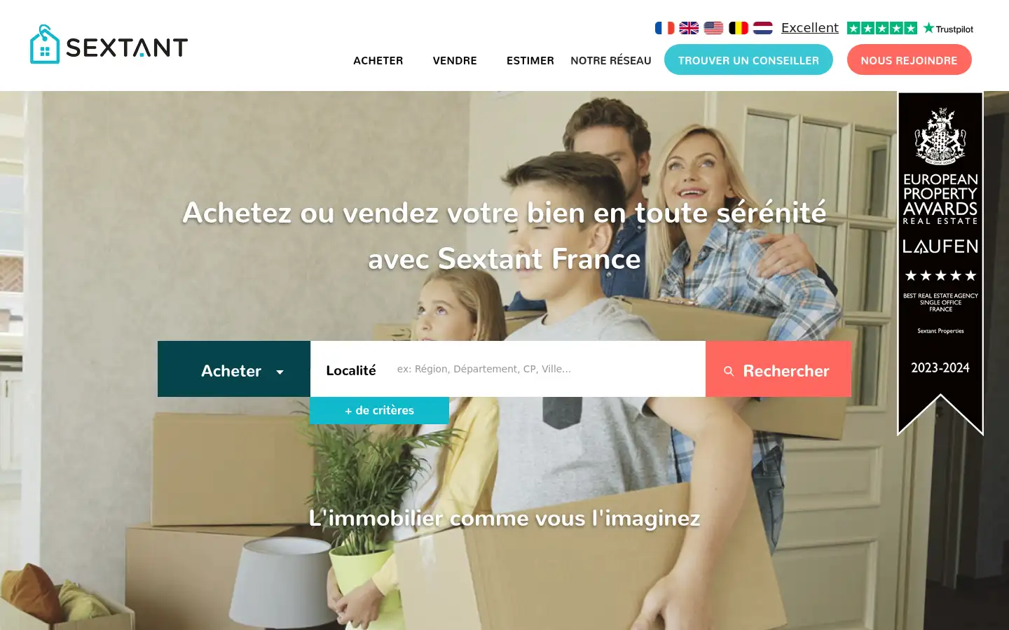 Screenshot of sextantfrance.fr