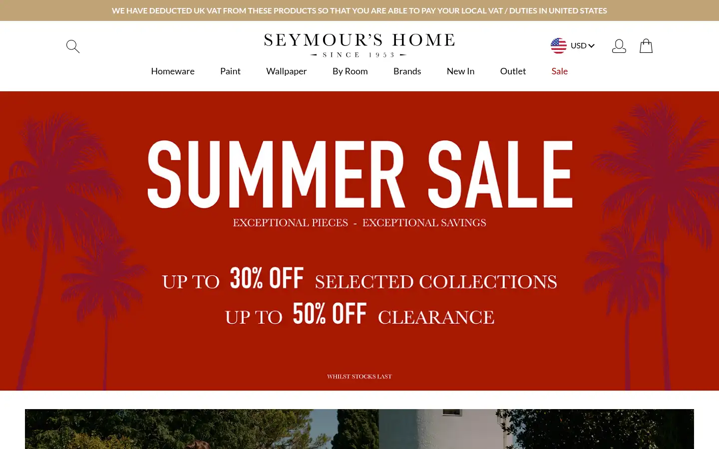 Screenshot of seymourshome.com