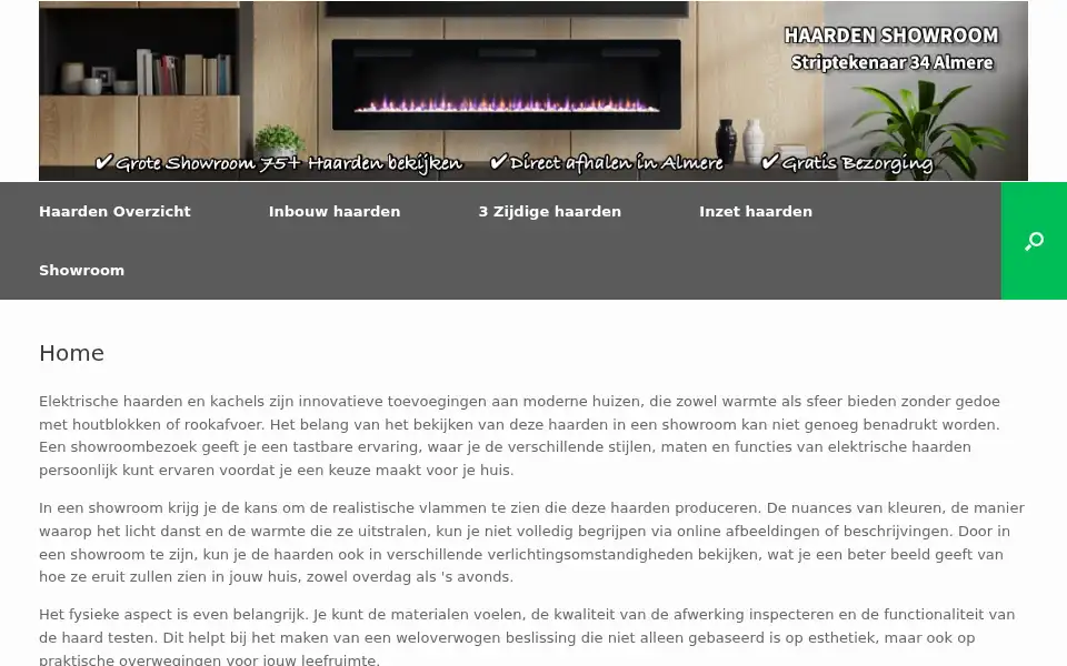 Screenshot of sfeerhaarddirect.nl