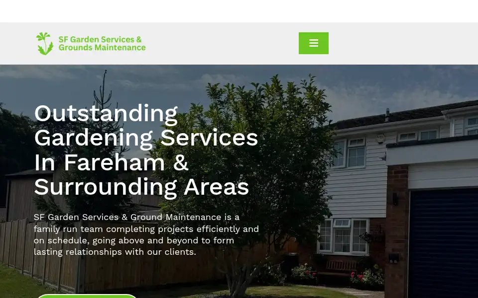 Screenshot of sfgardenservices.com