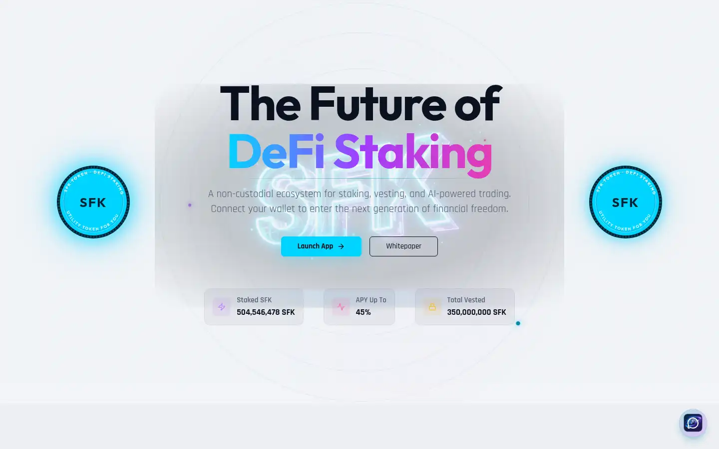Screenshot of sfktoken.app