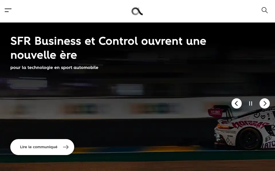 Screenshot of sfr.com