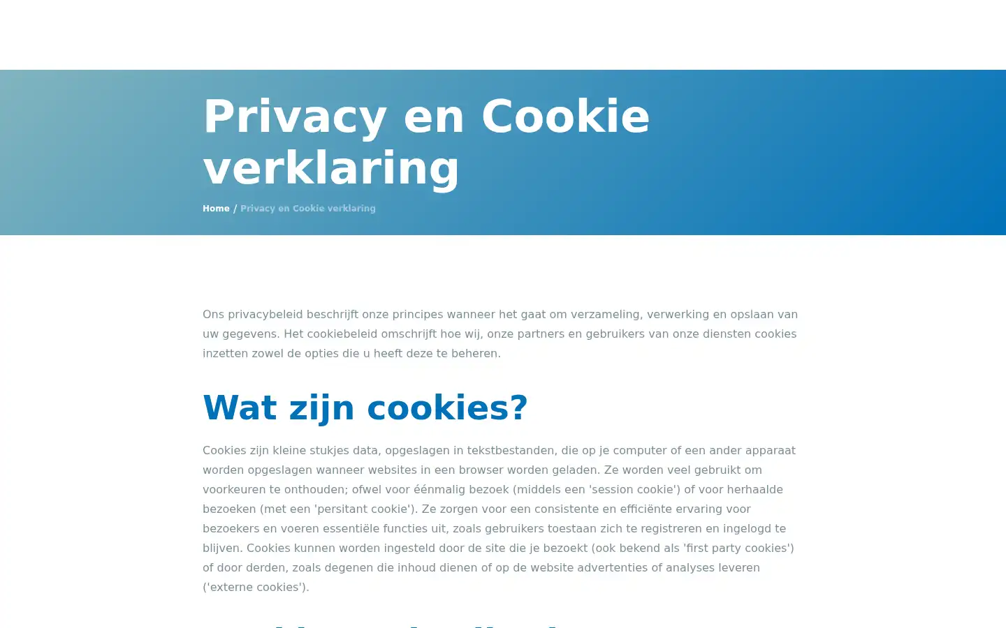 Screenshot of sfvonline.nl