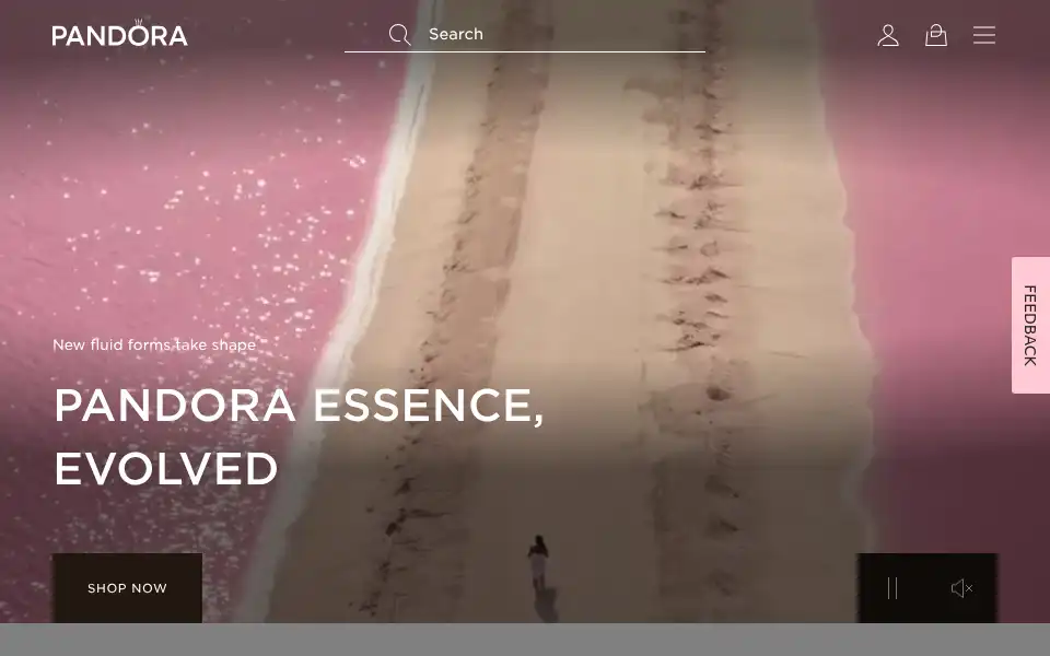 Screenshot of sg.pandora.net
