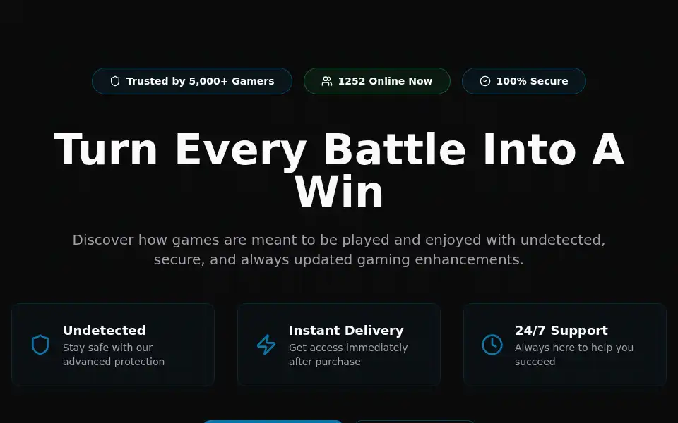 Screenshot of sgcheats.wtf
