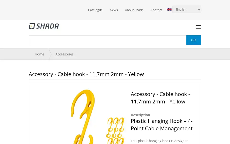 Screenshot of shada.nl