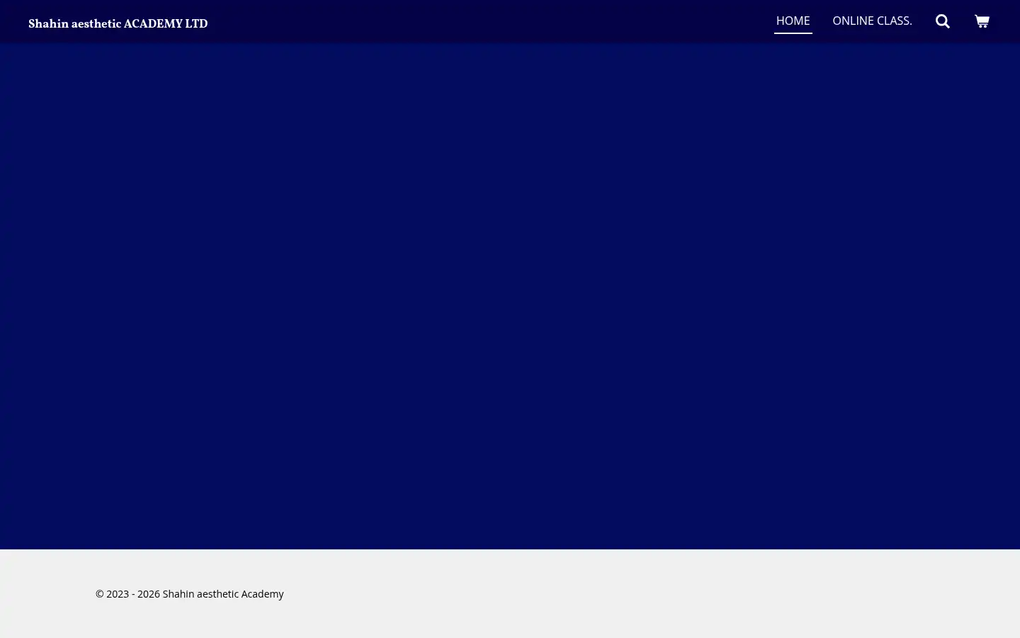Screenshot of shahinacademy.co.uk