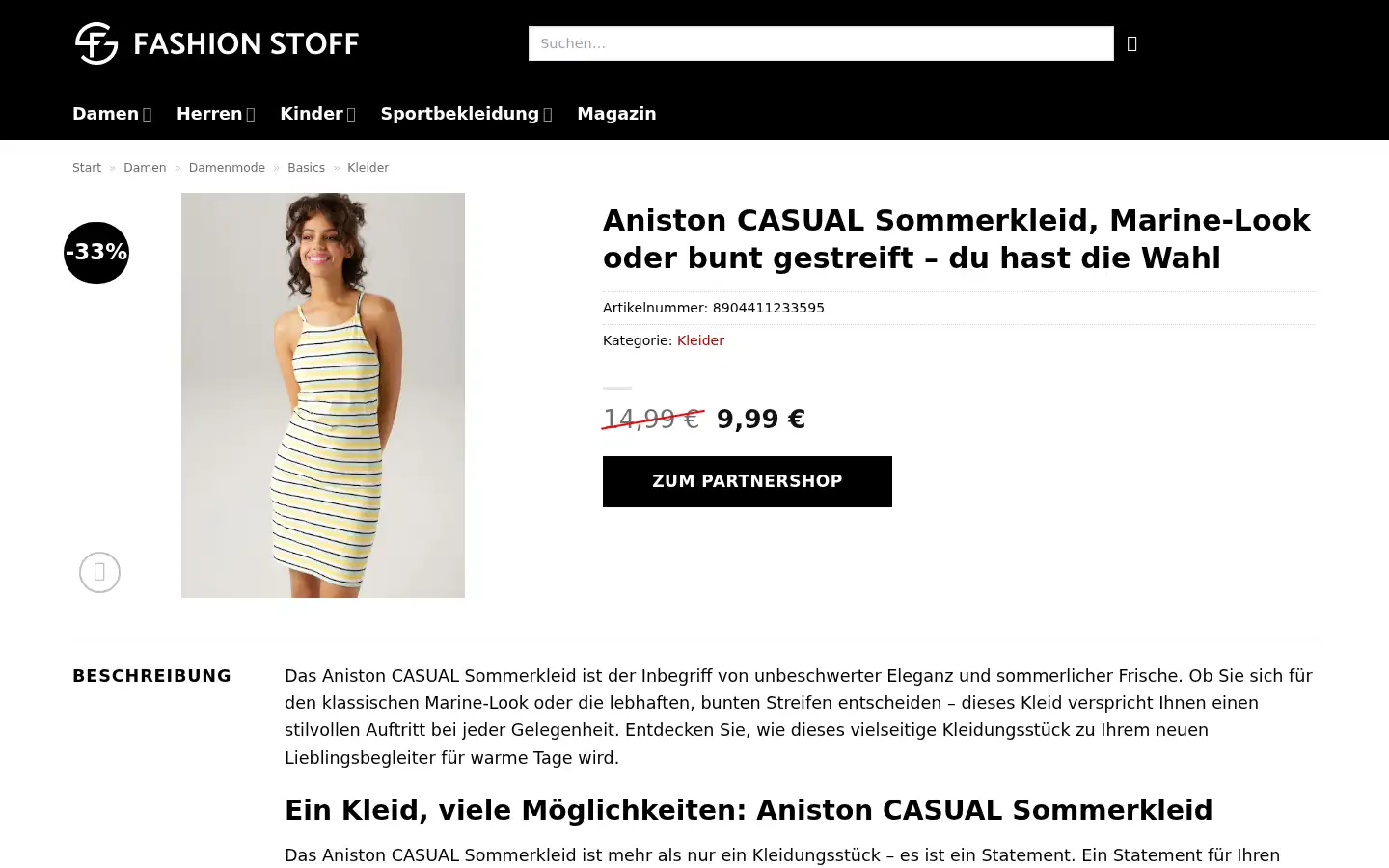 Screenshot of shakk.de