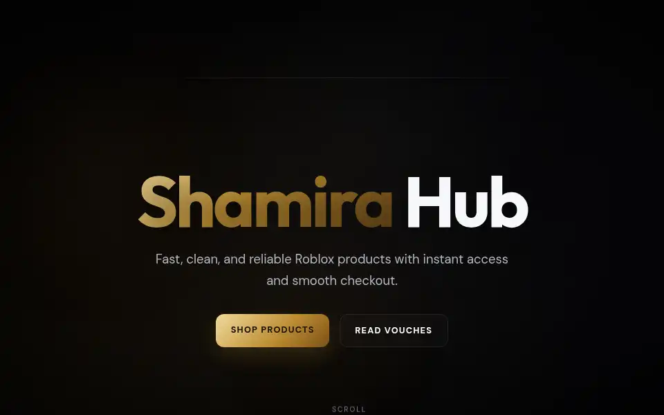 Screenshot of shamirahub.shop