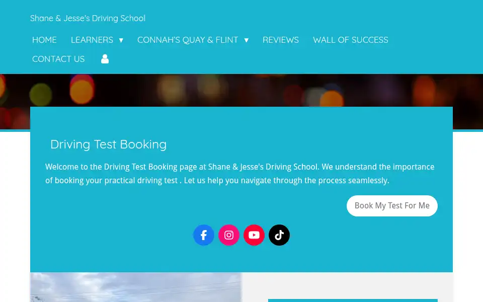 Screenshot of shanejessesdrivingschool.com