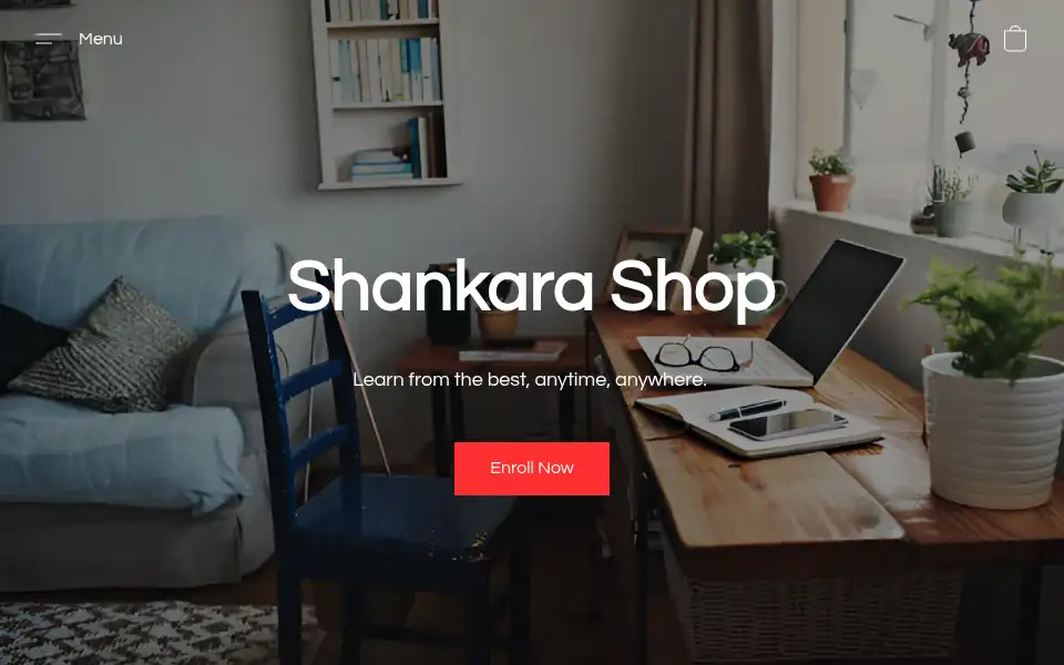 Screenshot of shankara.shop