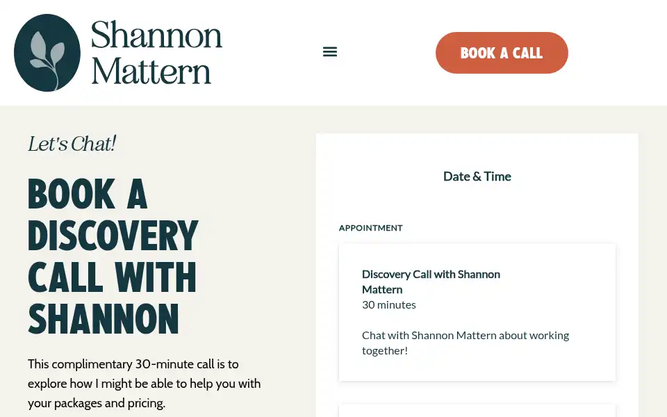 Screenshot of shannonmattern.com