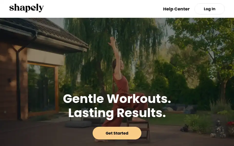 Screenshot of shapely.coach