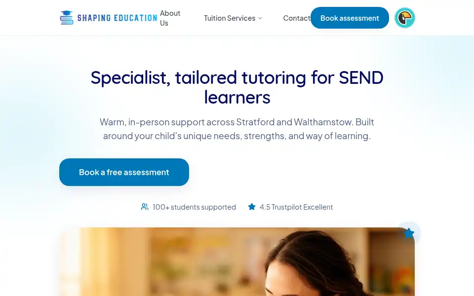 Screenshot of shapingeducation.co.uk