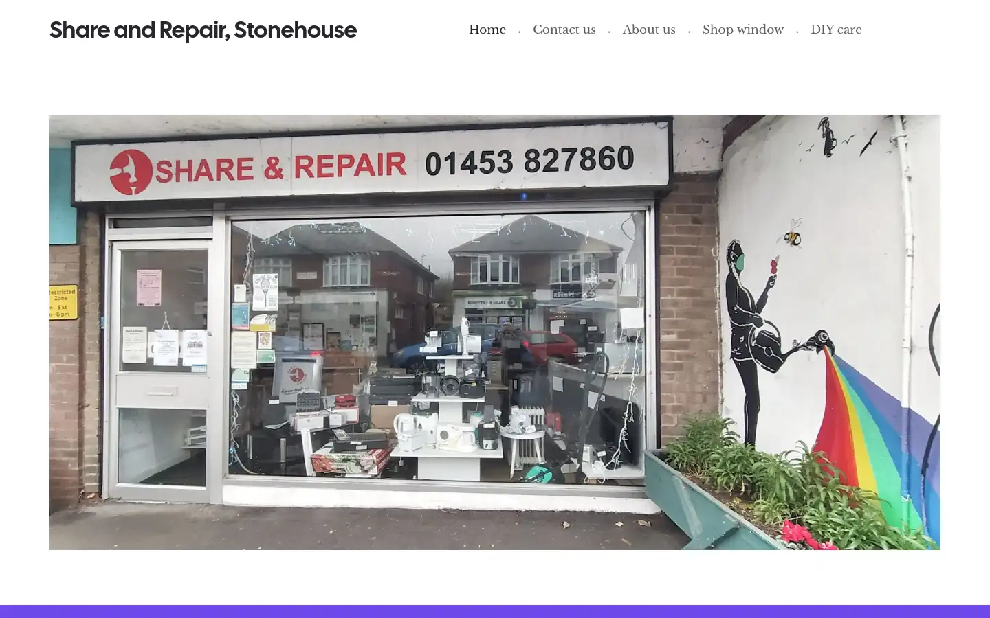 Screenshot of shareandrepairstonehouse.com