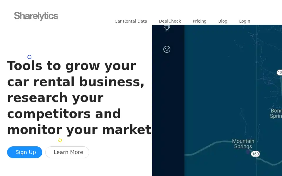 Screenshot of sharelytics.co